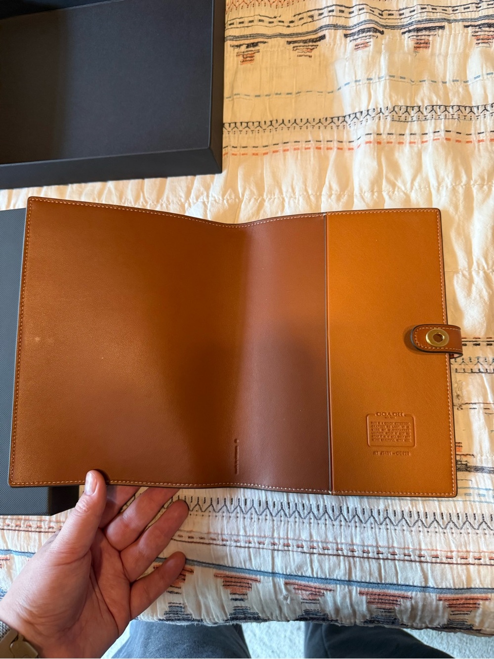 Brown Coach Notebook Cover with Rexy - Picture 7 of 7